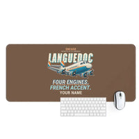 Thumbnail for SNCASE SE.161-P7 Languedoc - Cartoon + Name - Desk Mat - Brown