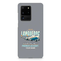 Thumbnail for SNCASE SE.161-P7 Languedoc - Cartoon + Name - Samsung Case - Gray