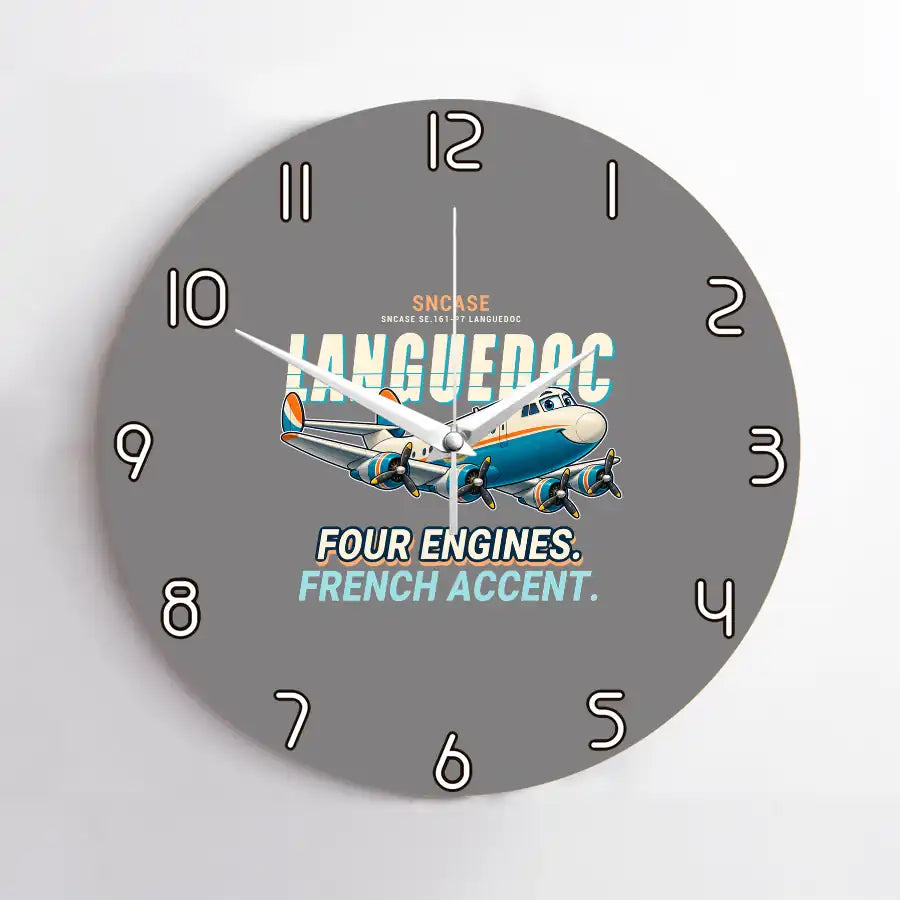 SNCASE SE.161-P7 Languedoc - Cartoon - No Frame - Gray