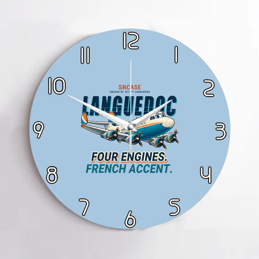 SNCASE SE.161-P7 Languedoc - Cartoon - No Frame - Light Blue