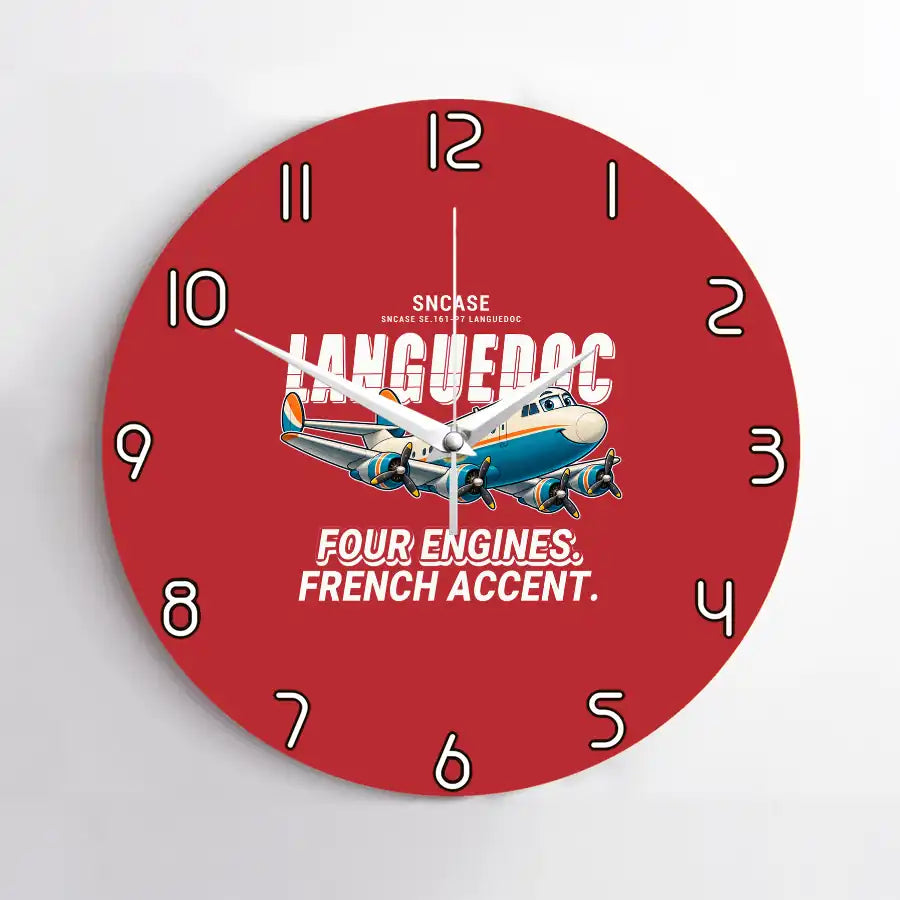 SNCASE SE.161-P7 Languedoc - Cartoon - No Frame - Red