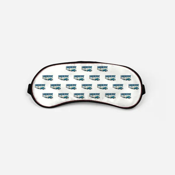 SNCASE SE.161-P7 Languedoc - Cartoon Pattern - Sleep Mask - White