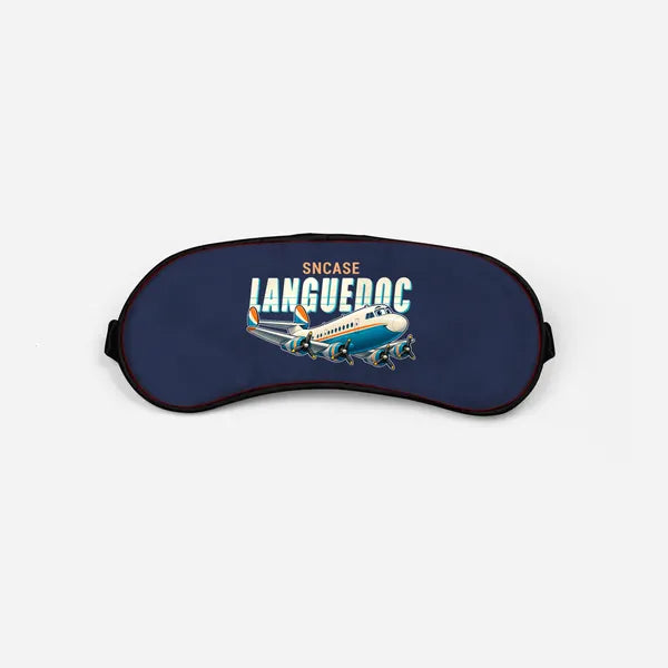SNCASE SE.161-P7 Languedoc - Cartoon - Sleep Mask - Navy Blue