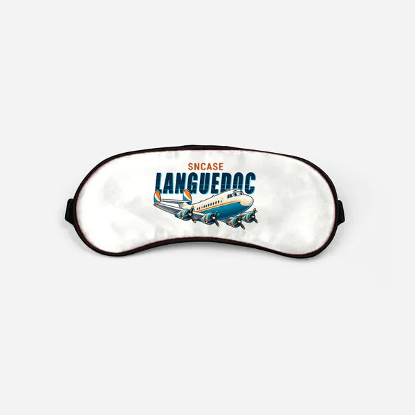 SNCASE SE.161-P7 Languedoc - Cartoon - Sleep Mask - White