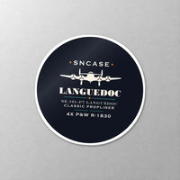 Thumbnail for SNCASE SE.161-P7 Languedoc - Heritage - Circle Sticker - Close-up