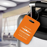 Thumbnail for SNCASE SE.161-P7 Languedoc - Heritage + Name - Luggage Tag - Orange
