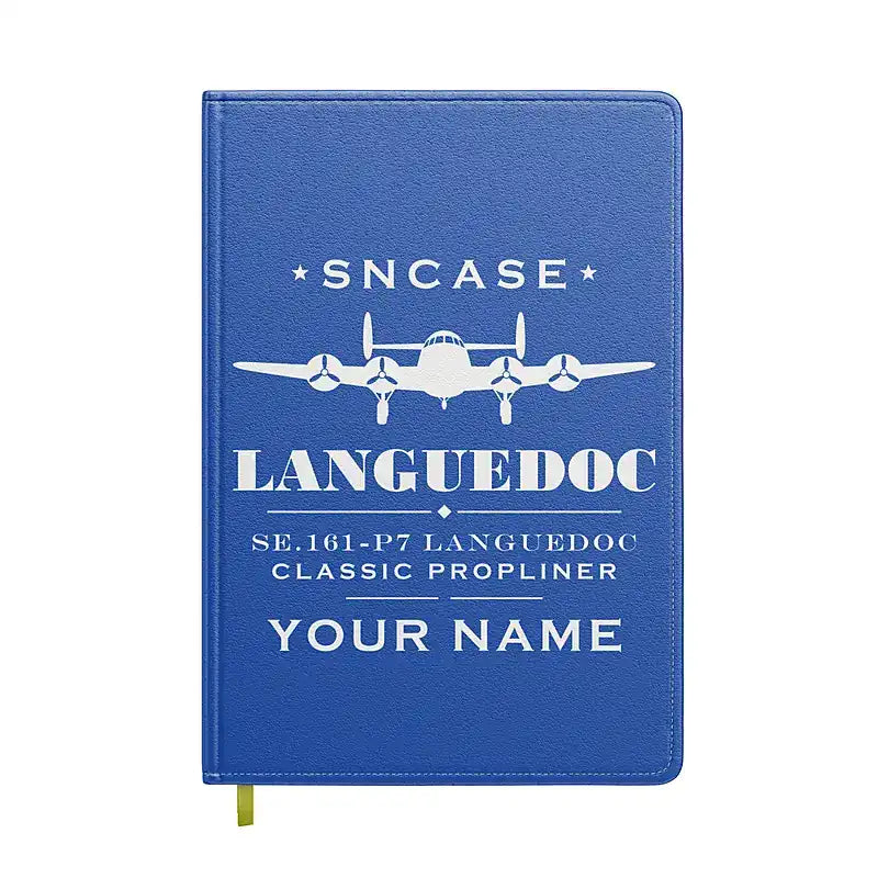 SNCASE SE.161-P7 Languedoc - Heritage + Name - Notebook - Blue