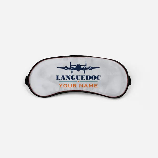 SNCASE SE.161-P7 Languedoc - Heritage + Name - Sleep Mask - Light Gray