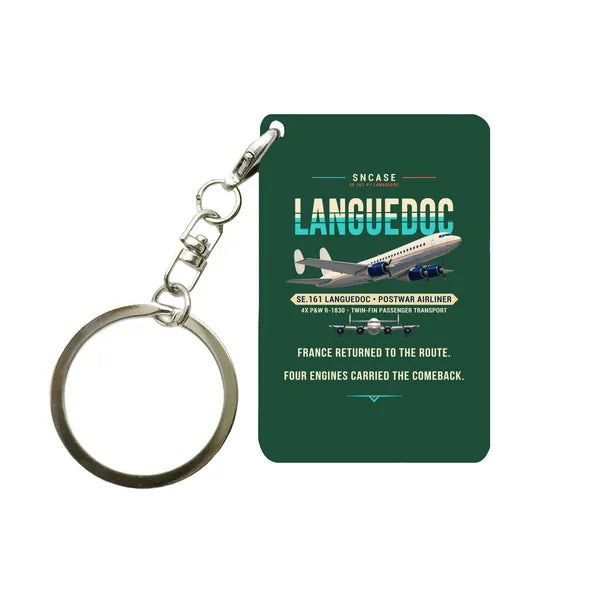 SNCASE SE.161-P7 Languedoc - Original - Key Chain - Dark Green