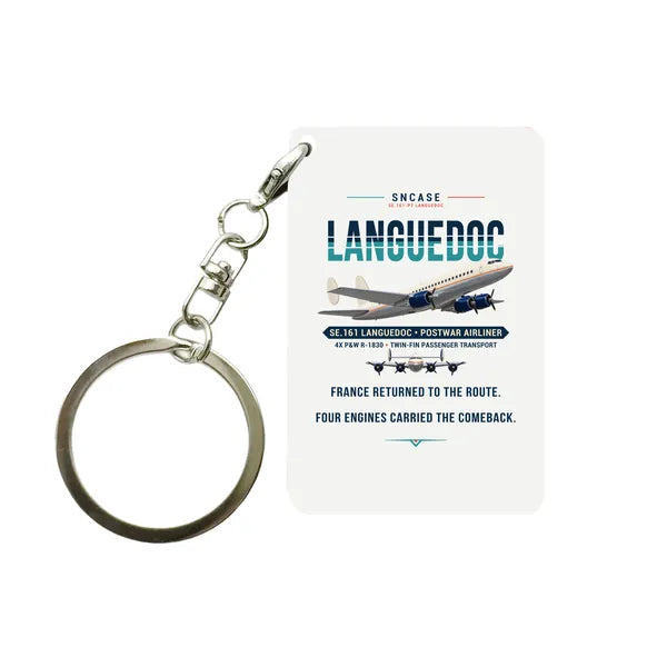 SNCASE SE.161-P7 Languedoc - Original - Key Chain - White