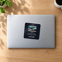 Thumbnail for SNCASE SE.161-P7 Languedoc - Original + Name - Square Sticker - MacBook