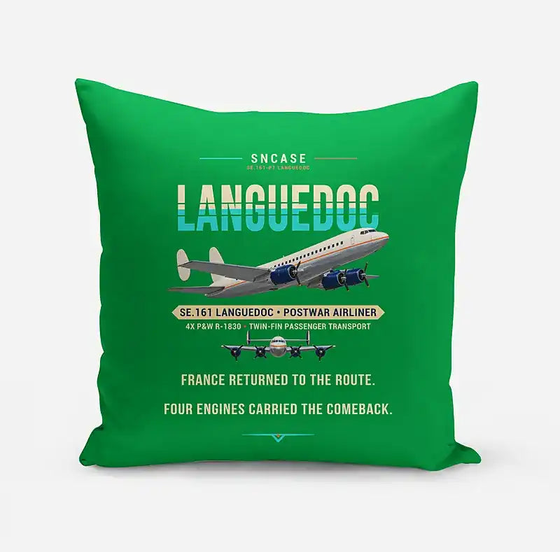 SNCASE SE.161-P7 Languedoc - Original - Pillow - Green