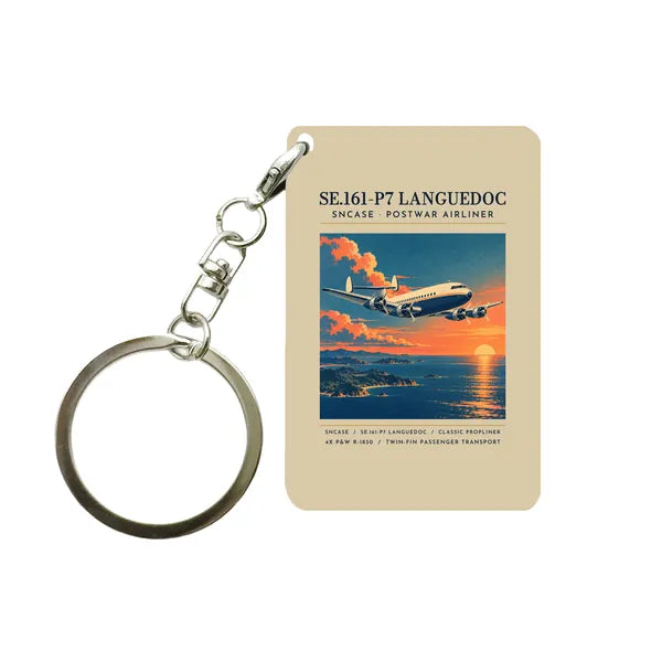 SNCASE SE.161-P7 Languedoc - Poster - Key Chain - Beige