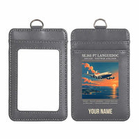Thumbnail for SNCASE SE.161-P7 Languedoc - Poster - ID Card Holder - Gray + Name