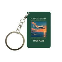 Thumbnail for SNCASE SE.161-P7 Languedoc - Poster + Name - Key Chain - Dark Green