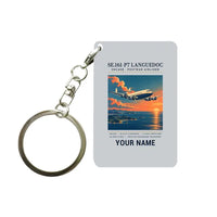Thumbnail for SNCASE SE.161-P7 Languedoc - Poster + Name - Key Chain - Light Gray