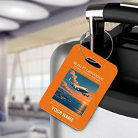 Thumbnail for SNCASE SE.161-P7 Languedoc - Poster + Name - Luggage Tag - Orange