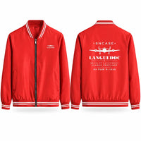 Thumbnail for SNCASE SE.161-P7 Languedoc Stylish Jackets - Baseball Collar - Heritage - Red
