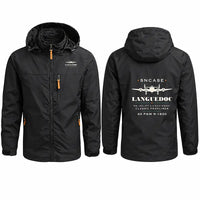 Thumbnail for SNCASE SE.161-P7 Languedoc Stylish Jackets - Hooded Windbreaker - Heritage - Black