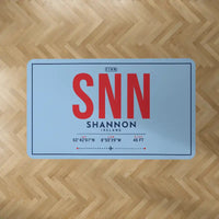 Thumbnail for Shannon Airport (SNN) Carpets - Carpet Rectangle - ID Tag - Light Blue