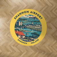 Thumbnail for Shannon Airport (SNN) Carpets - Carpet Round - Badge - Yellow