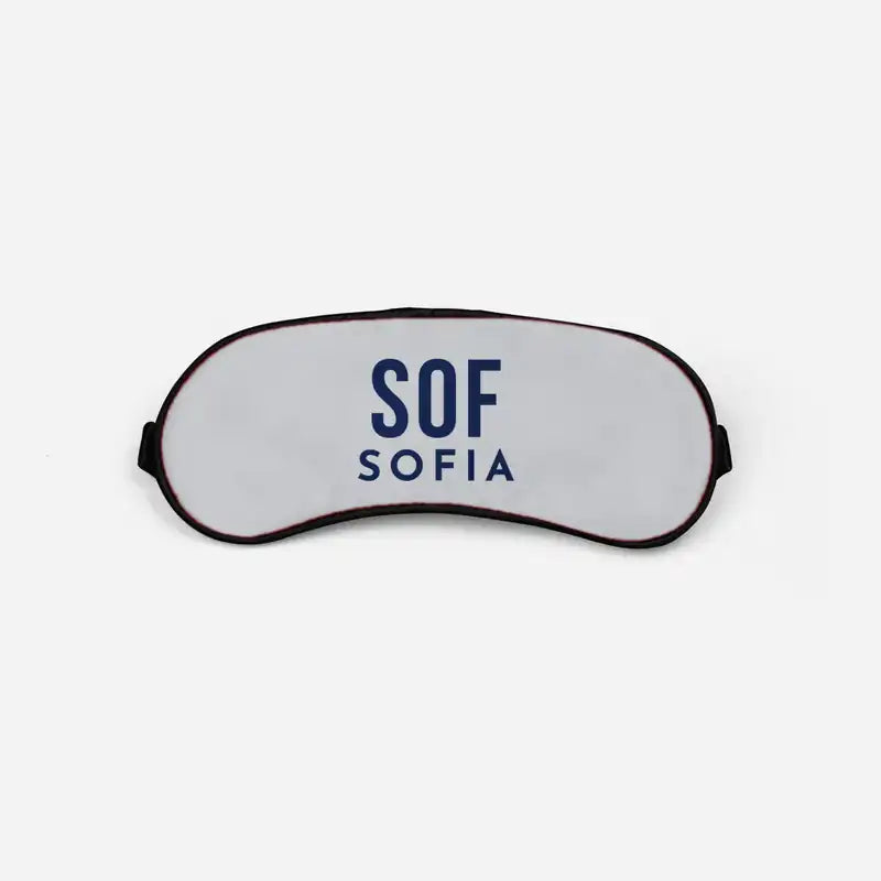 Vasil Levski Airport – Sofia (SOF) Sleep Masks - Sleep Mask - Code - Light Gray