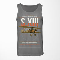 Thumbnail for SPAD S.XIII C.1 design on gray tank top