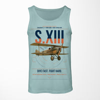 Thumbnail for SPAD S.XIII C.1 design on light green tank top
