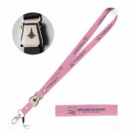 Thumbnail for SPAD XIII seat belt lanyard - pink
