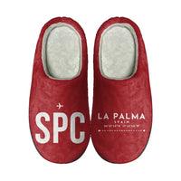 Thumbnail for La Palma Airport (SPC) Slippers & Flip Flops - Slippers - Cotton - Code - Different - Red