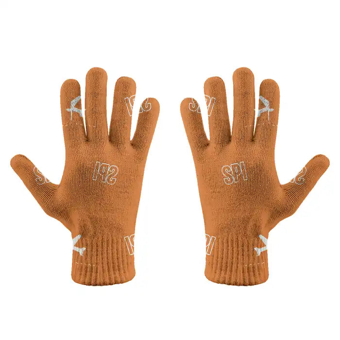 Springfield Abraham Lincoln Capital Airport (SPI) Gloves - Gloves - Full - Pattern - Orange