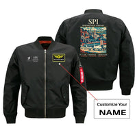Thumbnail for SPI - Poster - Bomber Jacket - Black + NAME