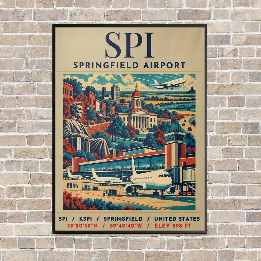 SPI - Poster - Canvas Framed - Beige