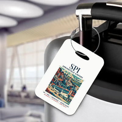 SPI - Poster - Luggage Tag - White