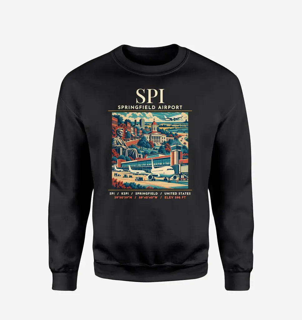 SPI - Poster - Sweatshirt - Black