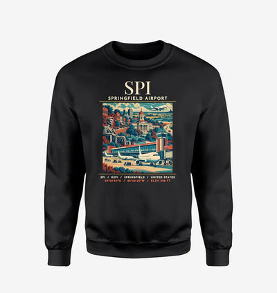 SPI - Poster - Sweatshirt - Black