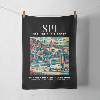 SPI - Poster - Towel - Black