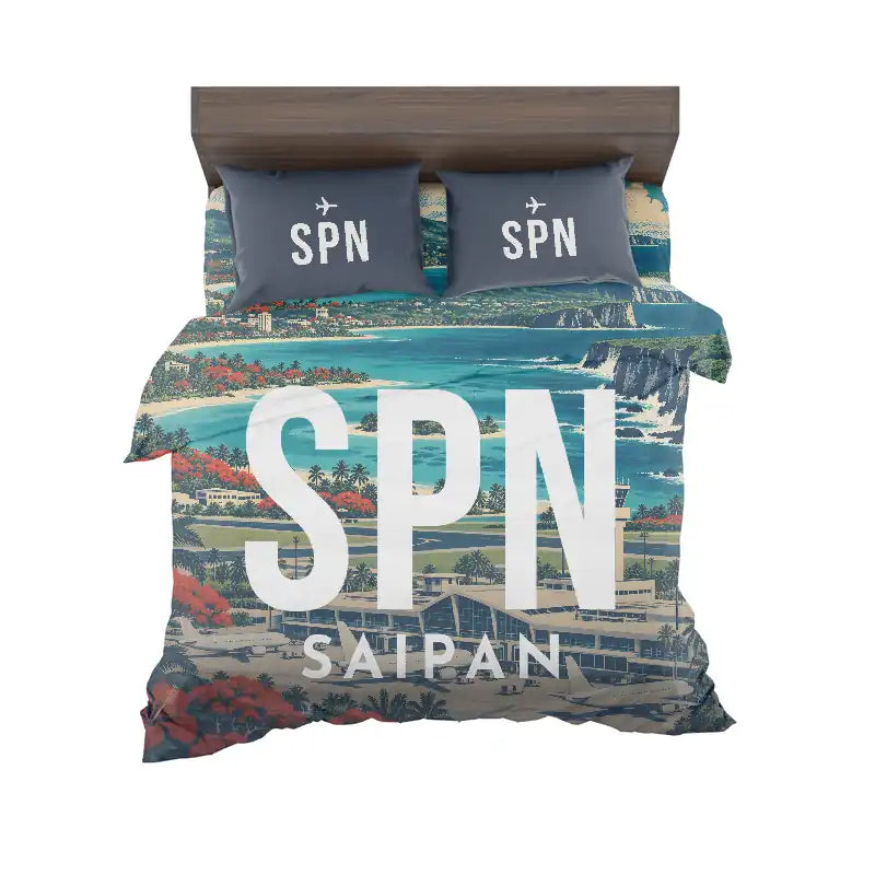 Francisco C. Ada Saipan International Airport (SPN) Bedding Sets & Blankets - Bedding Set - Scene