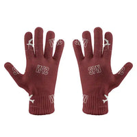 Thumbnail for Francisco C. Ada Saipan International Airport (SPN) Gloves - Gloves - Full - Pattern - Dark Red