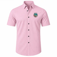 Thumbnail for Francisco C. Ada Saipan International Airport (SPN) Shirts - Short Sleeve Shirt - Badge - Pink