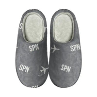 Thumbnail for Francisco C. Ada Saipan International Airport (SPN) Slippers & Flip Flops - Slippers - Cotton - Pattern - Gray