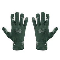 Thumbnail for Split Airport (SPU) Gloves - Gloves - Full - Pattern - Dark Green