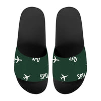 Thumbnail for Split Airport (SPU) Slippers & Flip Flops - Slippers - Sport - Pattern - Dark Green
