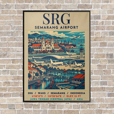 SRG - Poster - Canvas Framed - Beige