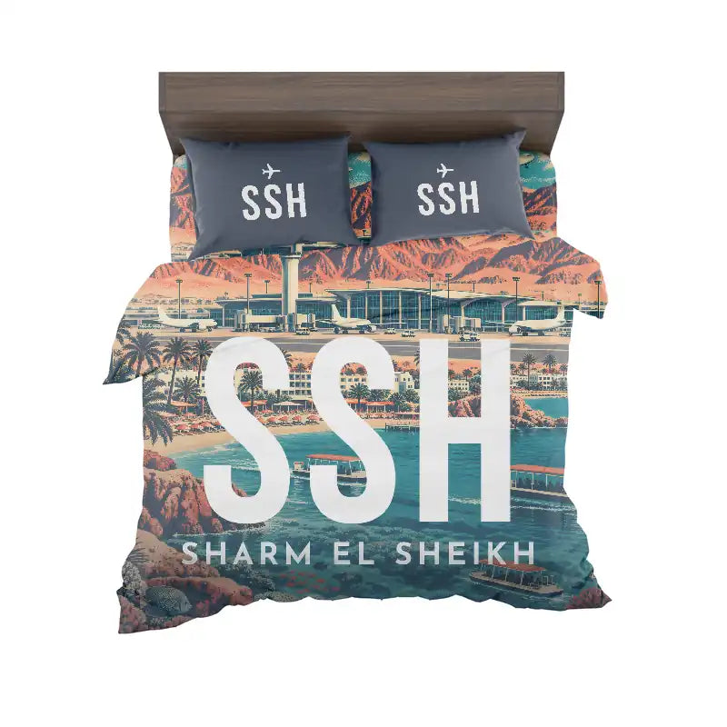Sharm El Sheikh International Airport (SSH) Bedding Sets & Blankets - Bedding Set - Scene
