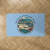 Thumbnail for Santiago Cibao International Airport (STI) Carpets - Carpet Rectangle - Badge - Light Blue