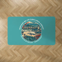 Thumbnail for Santiago Cibao International Airport (STI) Carpets - Carpet Rectangle - Badge - Turquoise