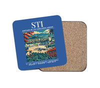 Thumbnail for STI - Poster - Coaster - Blue