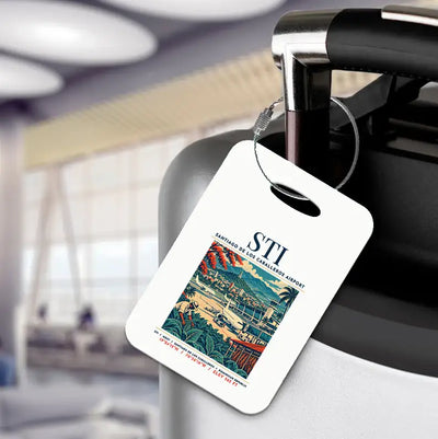 STI - Poster - Luggage Tag - White
