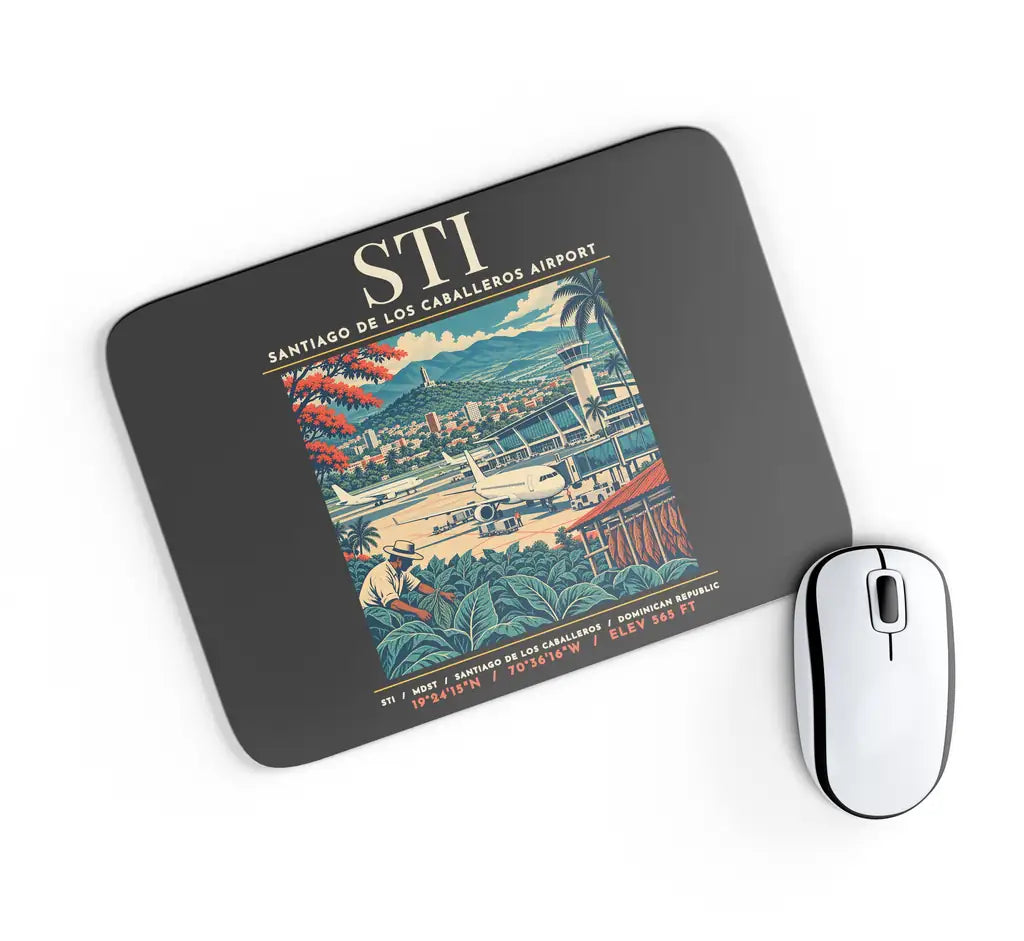 STI - Poster - Mouse Pad - Black